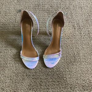 Rainbow Colored High Heels